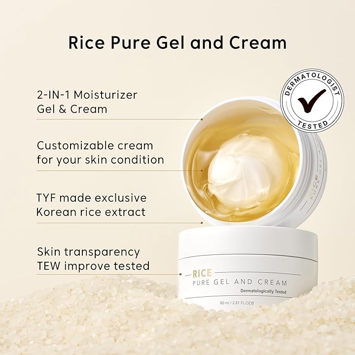 Rice Pure Gel and Cream