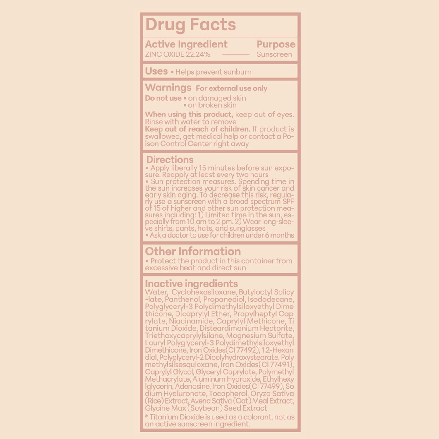 Sun Project Rice Tinted Mineral Sunscreen SPF40 Broad Spectrum