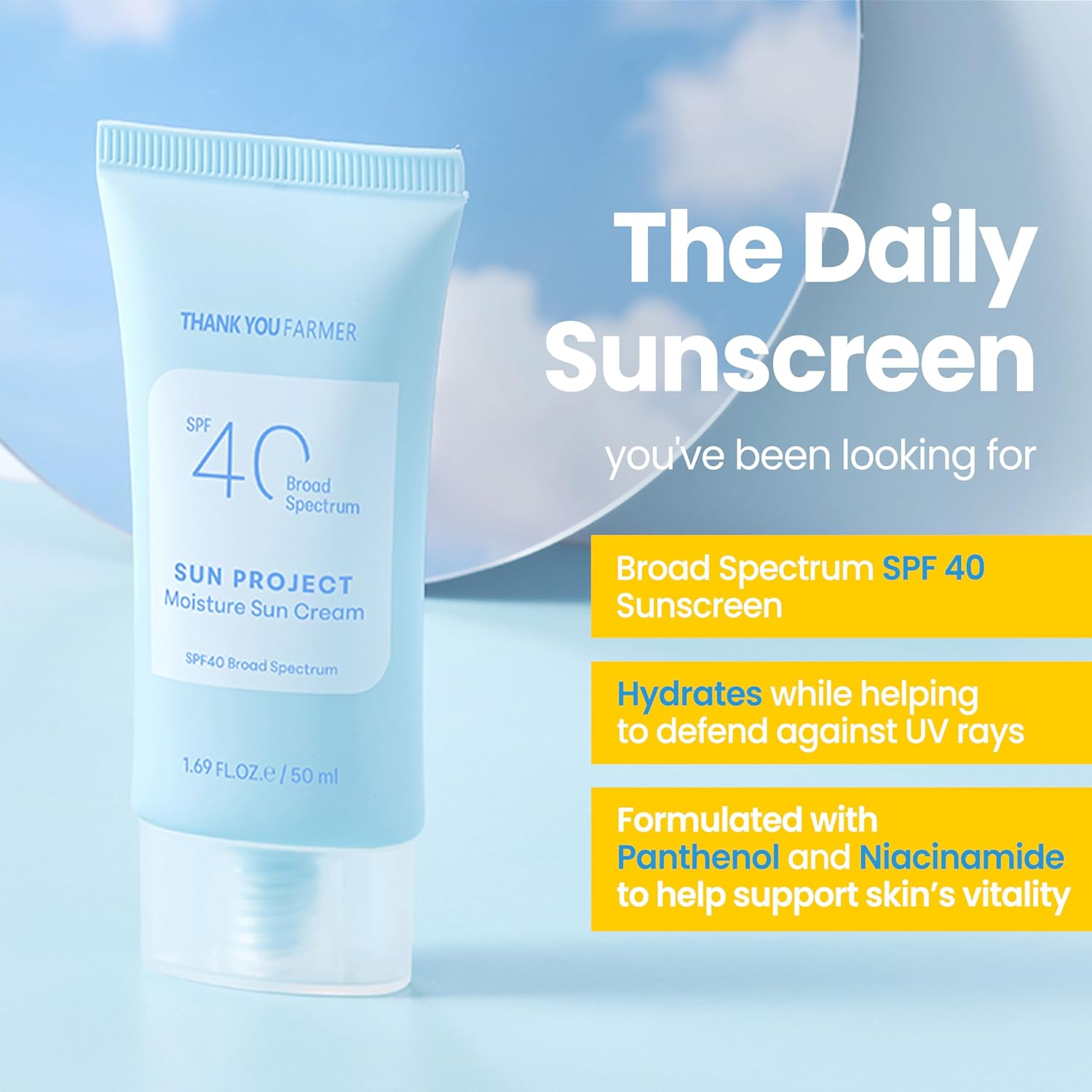 Sun Project Moisture Sun Cream SPF 40
