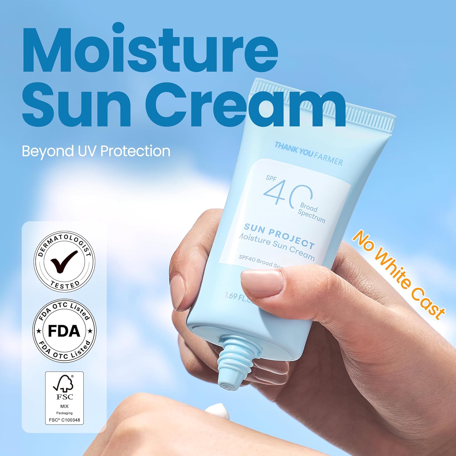 Sun Project Moisture Sun Cream SPF 40