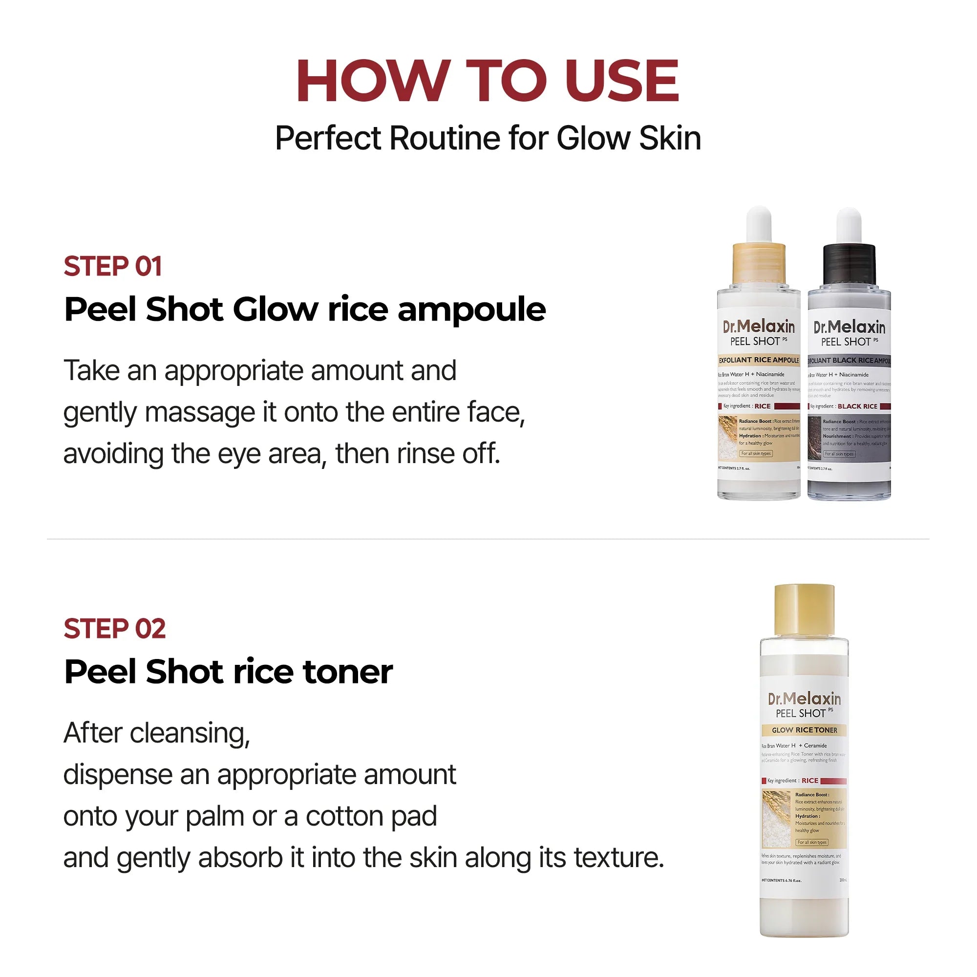 PeelShot Rice Ampoule