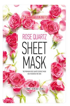 NEXTGENBEAUTY -FACE SHEET MASK ROSE