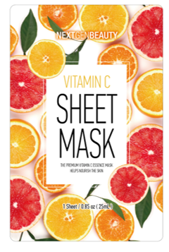 NEXTGENBEAUTY -  FACE SHEE MASK VITAMIN C