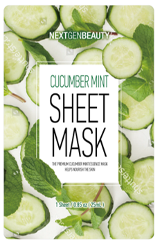 NEXTGENBEAUTY -FACE SHEET MASK CUCUMBER