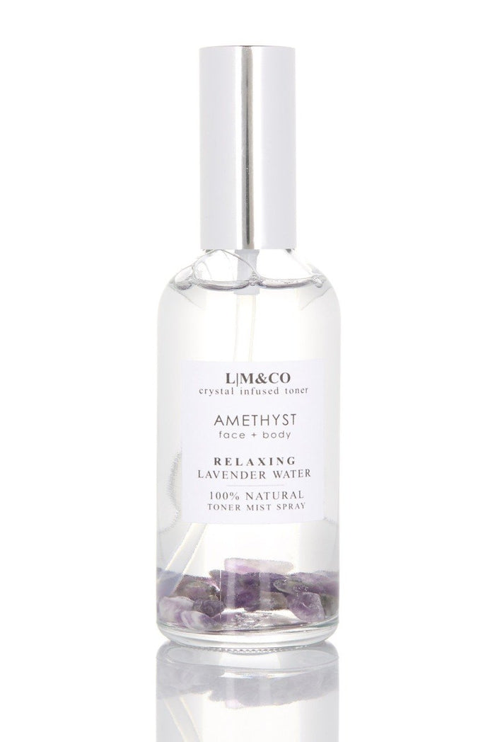 CRYSTAL + FLORAL WATER - AMETHYST