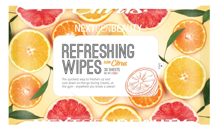 REFRESHING WET WIPES- CITRUS